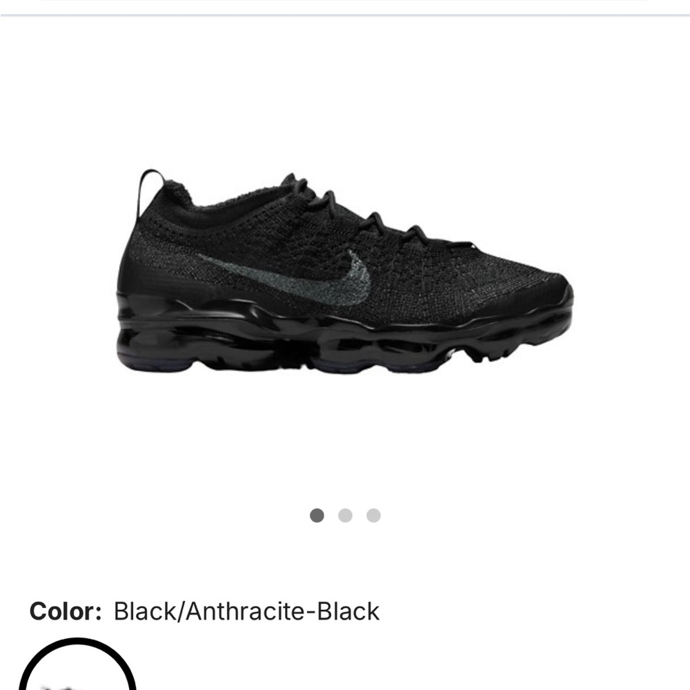 Nike Black VaporMax Flyknit Sneakers- Like New